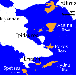 Greek Mainland Image Map