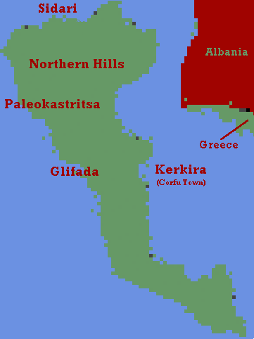 Corfu Image Map